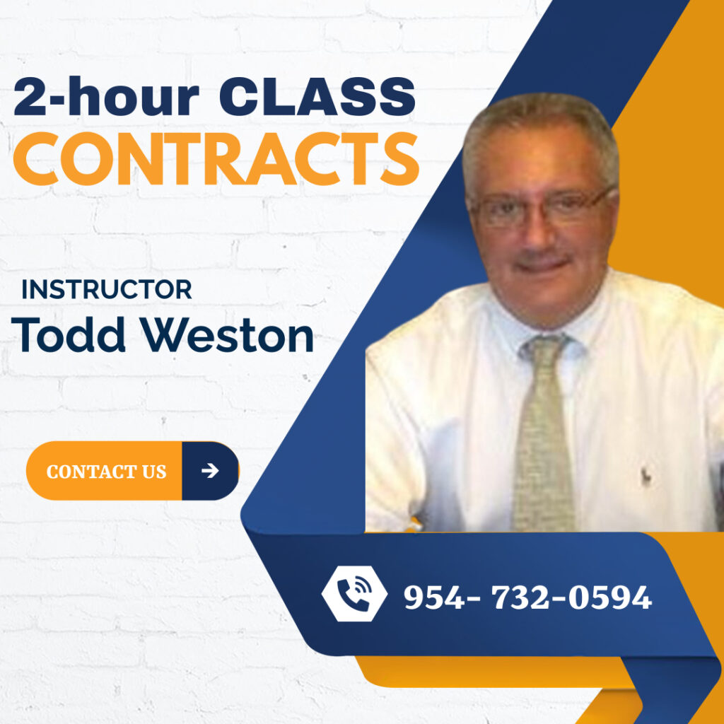 contract class flagler school of real estate